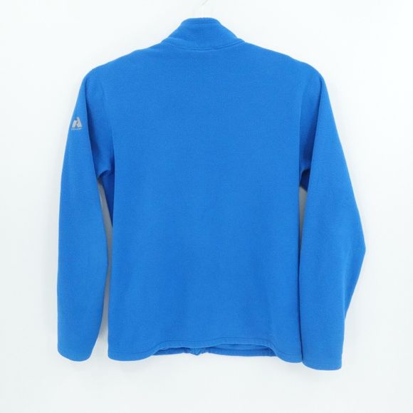 Eddie Bauer First Ascent jacket Mens Medium Blue Polartec Fleece Hiking Outdoors - Picture 2 of 16